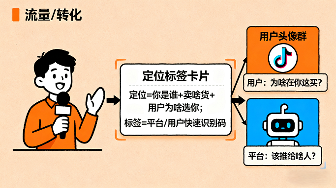 抖音带货直播账号，定位贴标签咋搞定？大白话教你落地